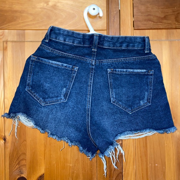 Primark Dark Wash Jean Shorts - Picture 4 of 5